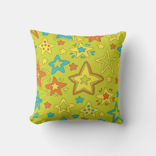 Farbenfroh handGezeichnet Pop Star Cartoon Doodle  Kissen