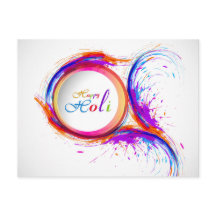 Farbenfroh Happy Holi Paint Swirl