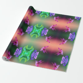 Farbenfroh Hummingbird Geschenkpapier