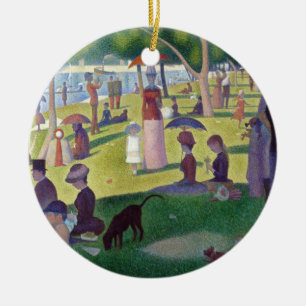 Farbenfroh Iconic Georges Seurat La Grande Jatte Keramik Ornament