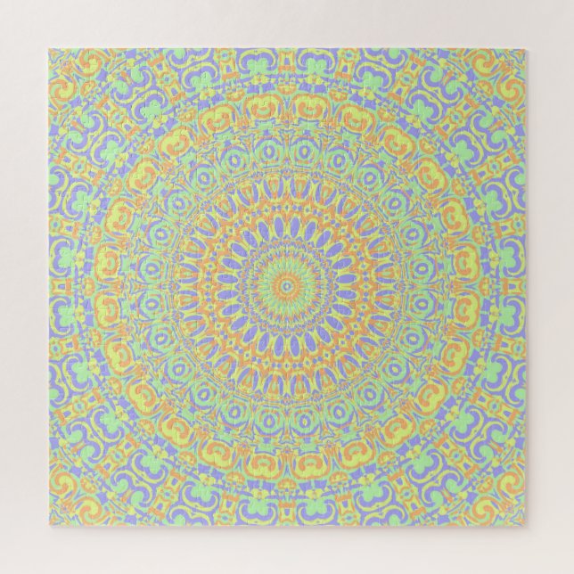 Farbenfroh Kaleidoskop Puzzle (Vertikal)