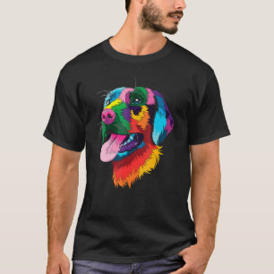 Farbenfroh Labrador Abstrakt farbenfroh Labrador P T-Shirt