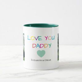 Farbenfroh "Liebe You Daddy" - Fun & Heartfelt Tasse