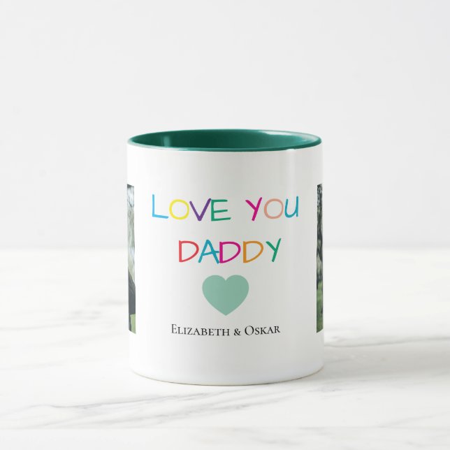 Farbenfroh "Liebe You Daddy" - Fun & Heartfelt Tasse (Zentrum)