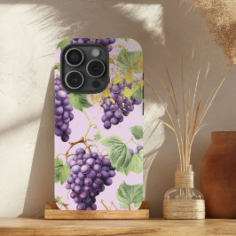 Farbenfroh Lila, Mauve Grapevine Gold Akzent Case-Mate iPhone Hülle