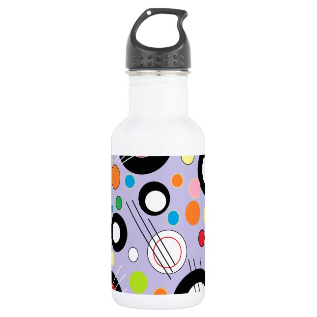 Farbenfroh Lilac Trinkflasche (Vorderseite)