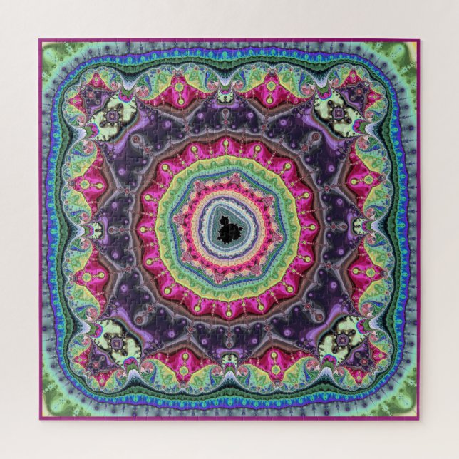 farbenfroh Mandelbrot  Puzzle (Vertikal)