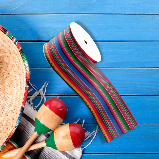 Farbenfroh mexikanisches traditionelles Serapenges Ripsband (Von Creator hochgeladen)