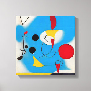 Farbenfroh, modern Abstrakt, blau 1 Leinwanddruck