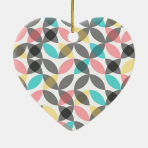 Farbenfroh, modern, fröhlich kreisförmig geometris keramik ornament