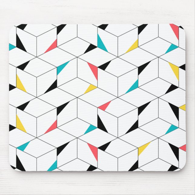 Farbenfroh, modern, fröhlich, trendig und fröhlich mousepad (Vorne)