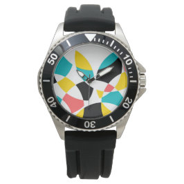 Farbenfroh, modern, trendig, cool, einzigartig run armbanduhr