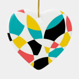 Farbenfroh, modern, trendig, cool, einzigartig run keramik ornament