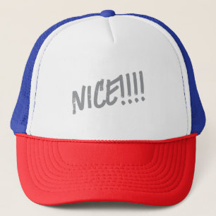 Farbenfroh "NICE!!!!" Kappe