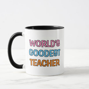Farbenfroh Niedlich Beste Lehrerin je Tasse