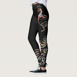 Farbenfroh Polka Dot Peacock Leggings