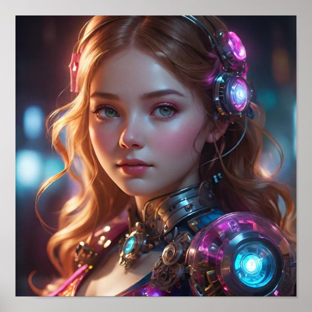 Farbenfroh Poster (Vorne)