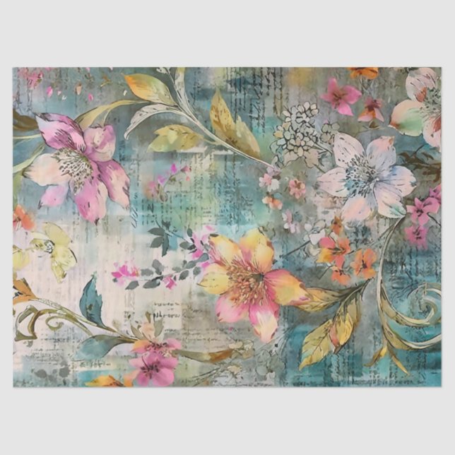 Farbenfroh Seidenpapier (Vorderseite)