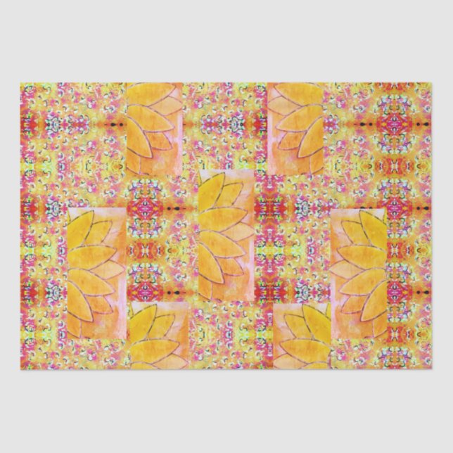 Farbenfroh Seidenpapier (Vorderseite)