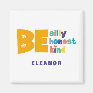 Farbenfroh sein Albern ehrlich liebe Inspiration Magnet