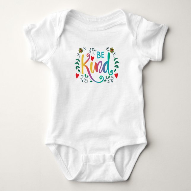 farbenfroh sein baby strampler (Vorderseite)
