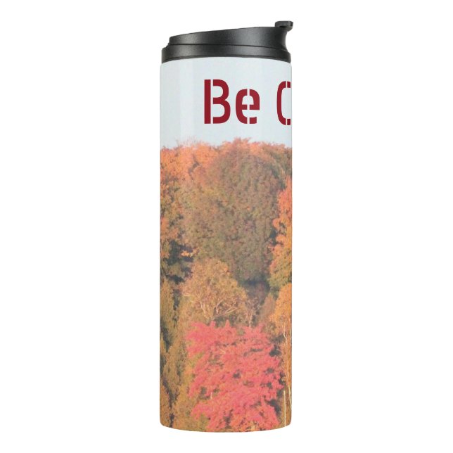 farbenfroh sein thermosbecher (Nach links gedreht)