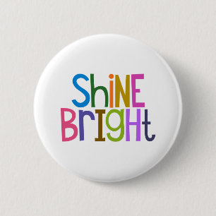 Farbenfroh Shine Bright Button