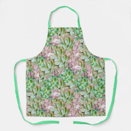 farbenfroh sukkulant schürze