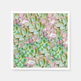 farbenfroh sukkulant serviette