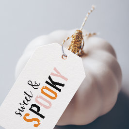 Farbenfroh süß und lecker | Frohe Halloween Geschenkanhänger