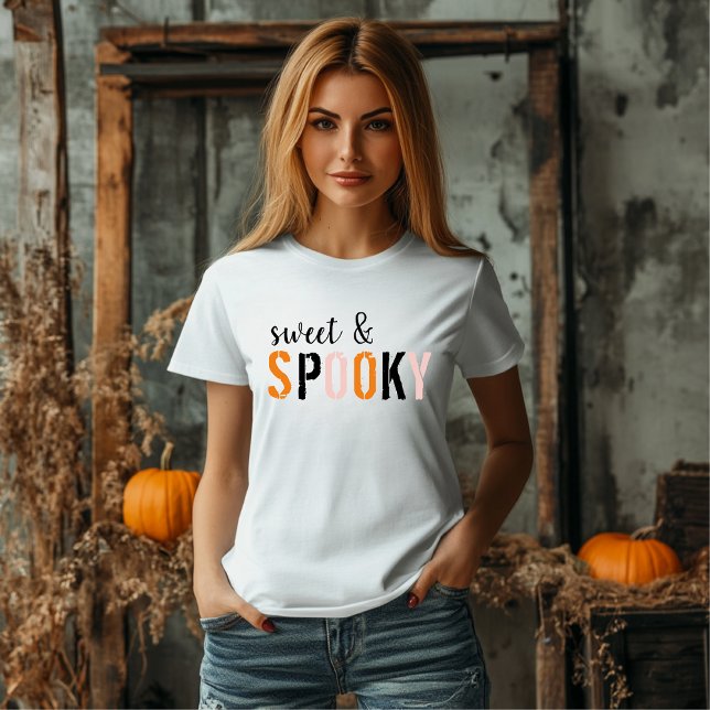Farbenfroh süß und lecker | Frohe Halloween T-Shirt (Von Creator hochgeladen)