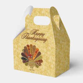 Farbenfroh Thanksgiving Türkei Geschenkschachtel