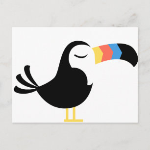 Farbenfroh Toucan Postkarte