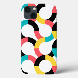 Farbenfroh, trendig, fröhlich, lustig, modern geom Case-Mate iPhone hülle