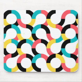 Farbenfroh, trendig, fröhlich, lustig, modern geom mousepad