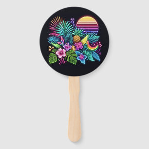 Farbenfroh, tropisch/hawaiisch fächer