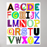 Farbenfroh und Fun Alphabet