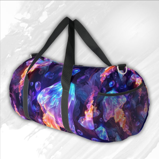 Farbenfroh unter der Meeresqualle | Duffle Bag (Von Creator hochgeladen)