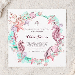 Farbenfroh unter der Meerestaufe Einladung