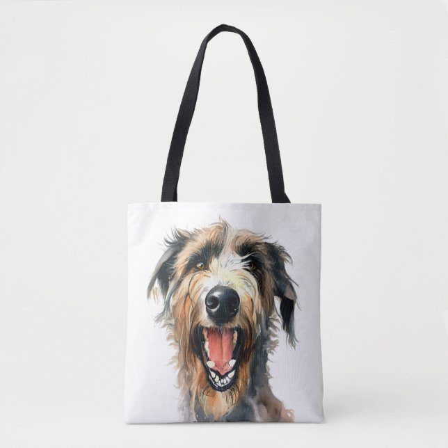 farbenfroh Wolfhound | Niedlicher Hund (Vorderseite)