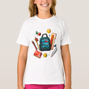 Farbenfroh zurück zur Schulversorgung der Schüler T-Shirt