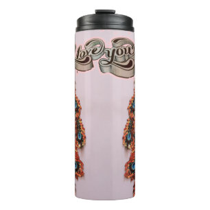 Farbenfrohe 3D Digital Art Thermal Tumbler - Perfe Thermosbecher