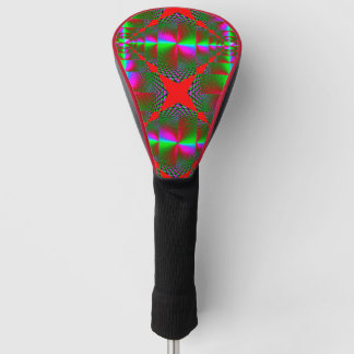 Farbenfrohe 3D-digitale Treiberabdeckung - perfekt Golf Headcover