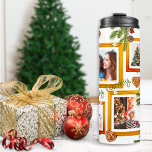 Farbenfrohe 4 Foto Collage Crafty Christmas Tree Thermosbecher<br><div class="desc">Genießen Sie den Urlaubssinn mit unserem wunderschönen Weihnachtsbaumfoto Collage Thermal Tumbler - ein farbenfroher und heller Berg, der den Zauber von Weihnachten einfängt! Dieser bezaubernde Schuster zeichnet sich durch eine einzigartige Collage Vorlage aus, die mit bezaubernden Bildern dekorierter Weihnachtsbaumzweige auf einem unberührten weißen Hintergrund geschmückt ist. Im Mittelpunkt des Designs...</div>