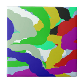 farbenfrohe 64329 abstrakte Gestaltung Fliese