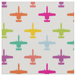 Farbenfrohe A-10-Zwergklatsche Stoff