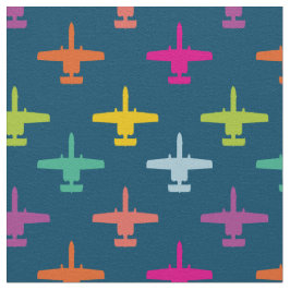 Farbenfrohe A-10-Zwergklatsche Stoff