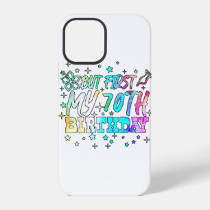 farbenfrohe aber zuerst mein 70. Geburtstag Streif iPhone 12 Pro Hülle