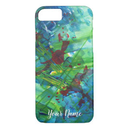 Farbenfrohe Abstrakte Akrylkunst iPhone 8/7 Fall Case-Mate iPhone Hülle