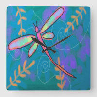 Farbenfrohe Abstrakte Art Dragonfly Piazza della R